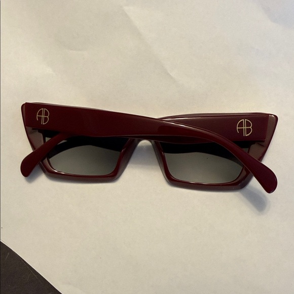 Anine Bing sunglasses burgundy/blue tint - Picture 6 of 7